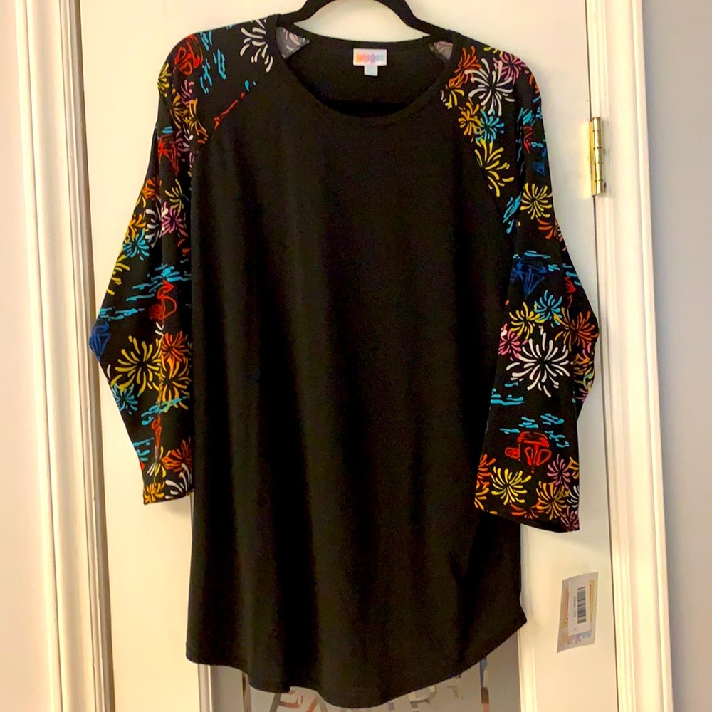 Gorgeous 4th of July Randy  2XL NWT fireworks! HTF